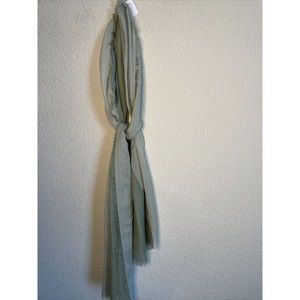 new Sonoma Cowl 2 tone sage light fringe green fashion scarf